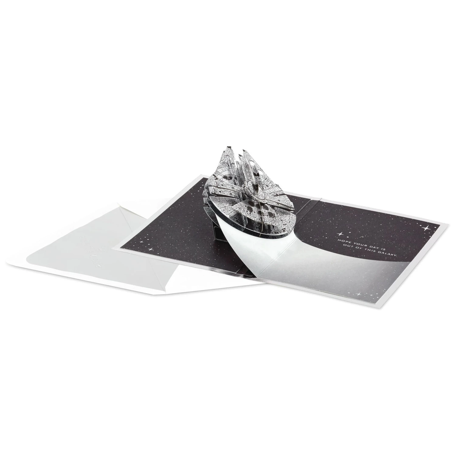 Hallmark Star Wars™ Millennium Falcon™ 3D Pop-Up Card 3 Hallmark Star Wars™ Millennium Falcon™ 3D Pop-Up Card