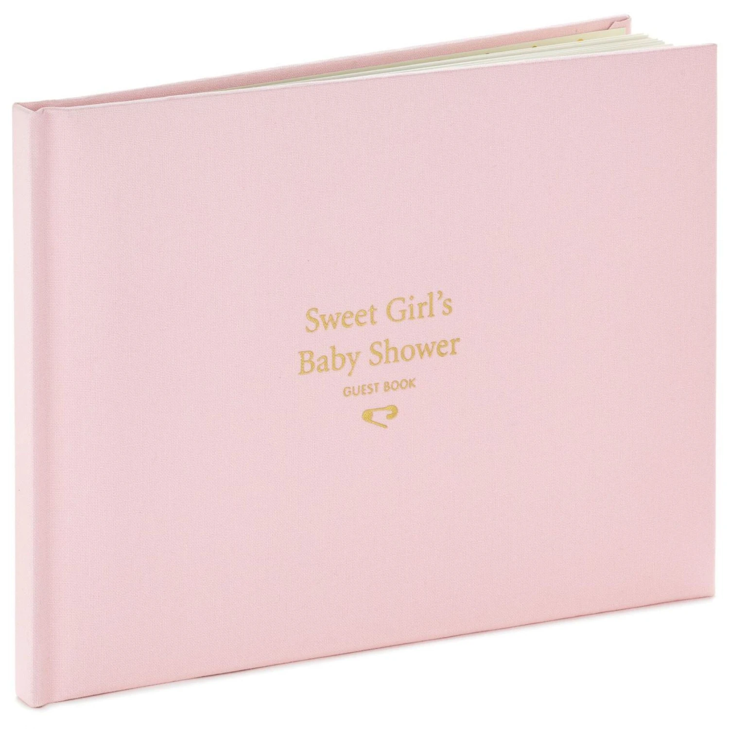 Hallmark Sweet Girl's Baby Shower Guest Book 3 Hallmark Sweet Girl's Baby Shower Guest Book