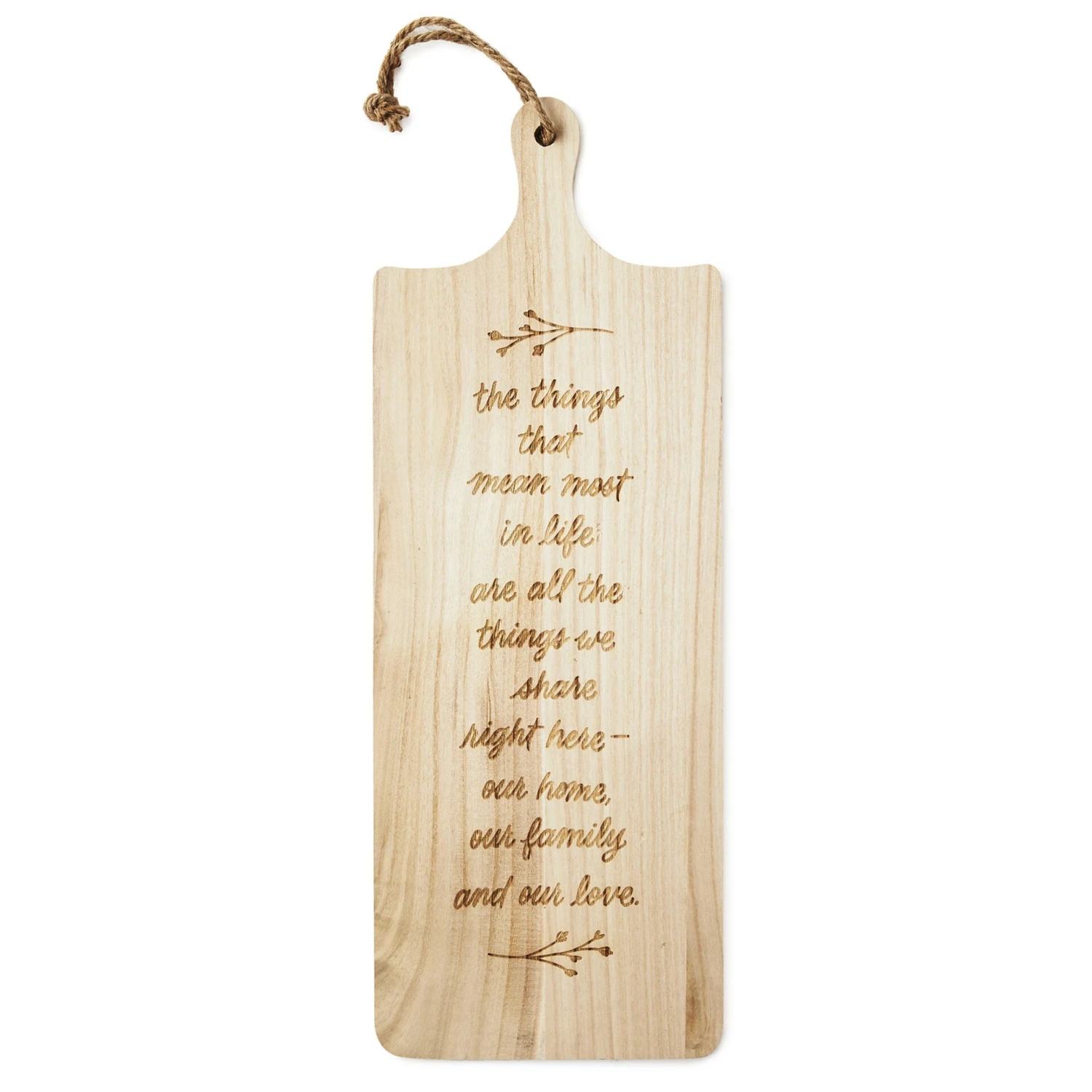 Hallmark Things We Share Bread Board Quote Sign, 8" X 22" 3 Hallmark Things We Share Bread Board Quote Sign, 8" X 22"