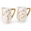 Hallmark Love You And Love You More Mugs, Set Of 2