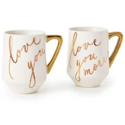 Hallmark 9 Hallmark Love You And Love You More Mugs, Set Of 2